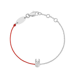 Nadine Pavé Cord Bracelet