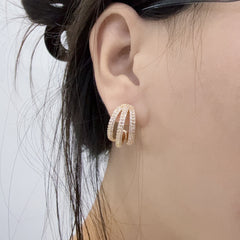 Daphne Vintage-Inspired Hoop Earrings No. 556027