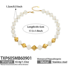 Faceted Color Resin Geometric Jewelry