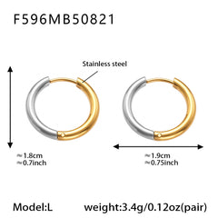 Polished Minimal Huggie Hoop Earrings