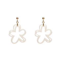 Camille Openwork Floral Stud Earrings