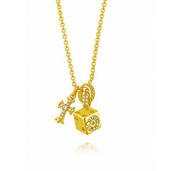Nadine Cross Choker Necklace
