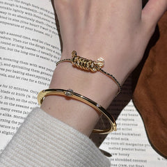 Marielle Textured Coin Cord Bracelet