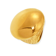 Polished Dome Statement Stainless Steel Ring