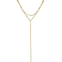 Fine Y Drop Necklace or Layering Set