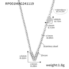 Silver-Tone Initial Necklace, Earrings, Bracelet & Ring