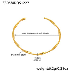 18K Gold-Plated Bamboo and Knot Cuff Designs