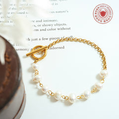 Freshwater Pearl Toggle Necklace & Bracelet