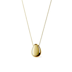 Organic Pebble Pendant Necklace