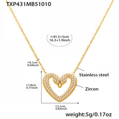 Swan Heart Cubic Zirconia Necklace, Bracelet, Ring or Earrings
