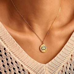 Enamel Eye Charm Pendant Necklace Designs