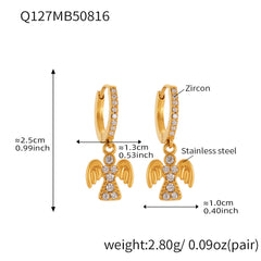 Sparkling Charm Hoop Earring Designs