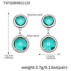 Round Stone Accent Bracelet or Earrings