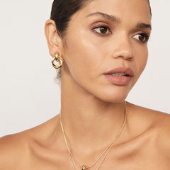 Nadine Vintage-Inspired Geometric Stud Earrings