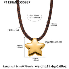 18K Gold-Plated Geometric Pendant Necklaces