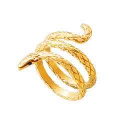 Coiled Snake Statement Ring