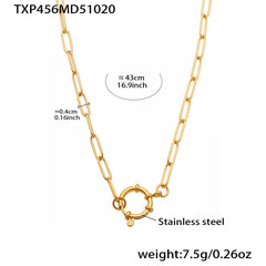 Pearl-Look Coin Charm Necklace or Bracelet