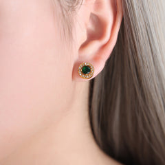 Faceted Accent Necklace or Stud Earrings