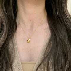 Nicolette Vintage-Inspired Star Necklace