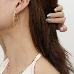 Nicolette Vintage-Inspired Chain-Link Drop Earrings
