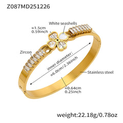Cubic Zirconia Clasp Bangle Designs