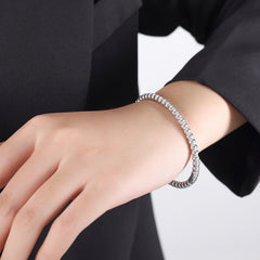 18K Gold-Plated & Silver-Tone Open Bangle Bracelets