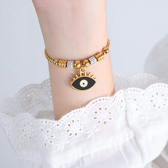 Colorful Eye Charm Bracelet