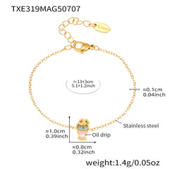 Ice Cream Enamel Charm Jewelry