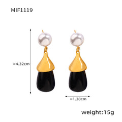 Color Resin Stud and Hoop Earring Designs