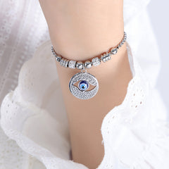 Colorful Eye Charm Bracelet