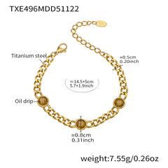 Beaded Charm Chain Necklace or Bracelet