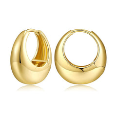 Daphne Minimalist Teardrop Stud Earrings