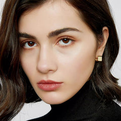 Camille Dainty Square Stud Earrings