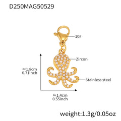 18K Gold-Plated DIY Charm and Chain Collection