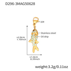 Color Enamel Fish Jewelry Designs