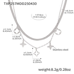 Double Layer Charm Necklace, Bracelet or Anklet