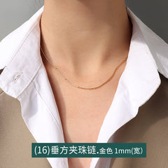 Minimal Chain Necklace Style Collection