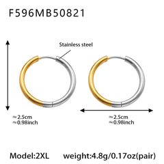 Polished Minimal Huggie Hoop Earrings