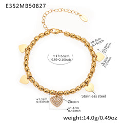 18K Gold-Plated Coastal Charm Bracelet Collection