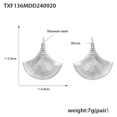 Fan Shell Pendant Necklace or Earrings