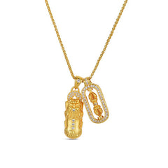 Camille Pavé Pendant Necklace