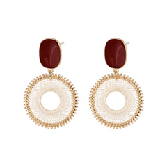 Camille Boho Hoop Earrings