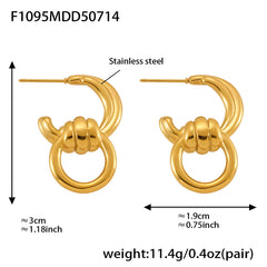 Sculptural C-Hoop Earring Designs