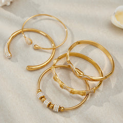 Cubic Zirconia Open Bangle Designs