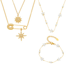 Celestial Charm Necklace or Bracelet