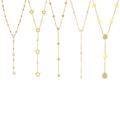 Cubic Zirconia Lariat Necklace Collection
