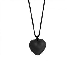 Camille Sculptural Heart Necklace