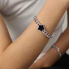 Flower Accent Necklace or Bracelet