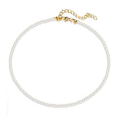 Nicolette Vintage-Inspired Pearl Choker Necklace No. 154235