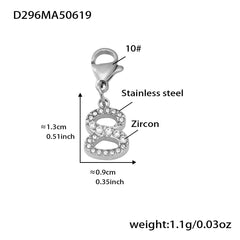 Cubic Zirconia Charm Rope Cuff or Pendant